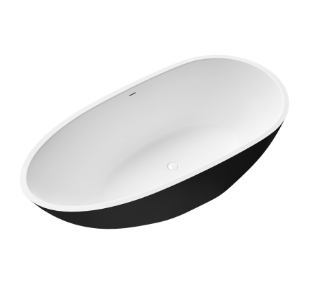 Ванна акриловая Grossman Fly GR-1103MB 160х80 отдельностоящая овальная с ножками